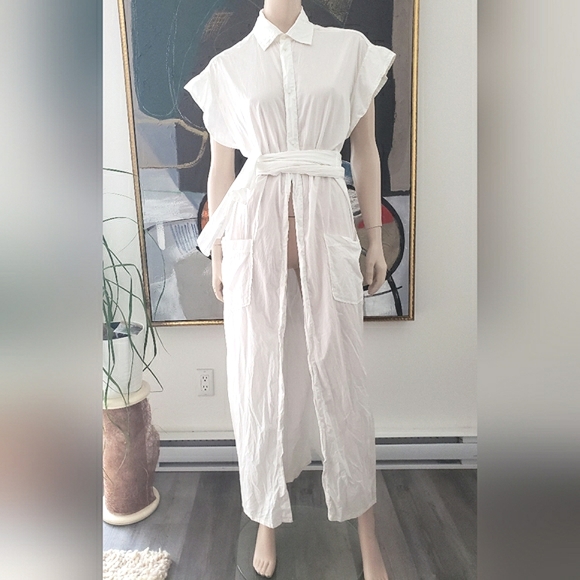 Diesel | NWOT Button-down Shirtdress - Picture 1 of 13